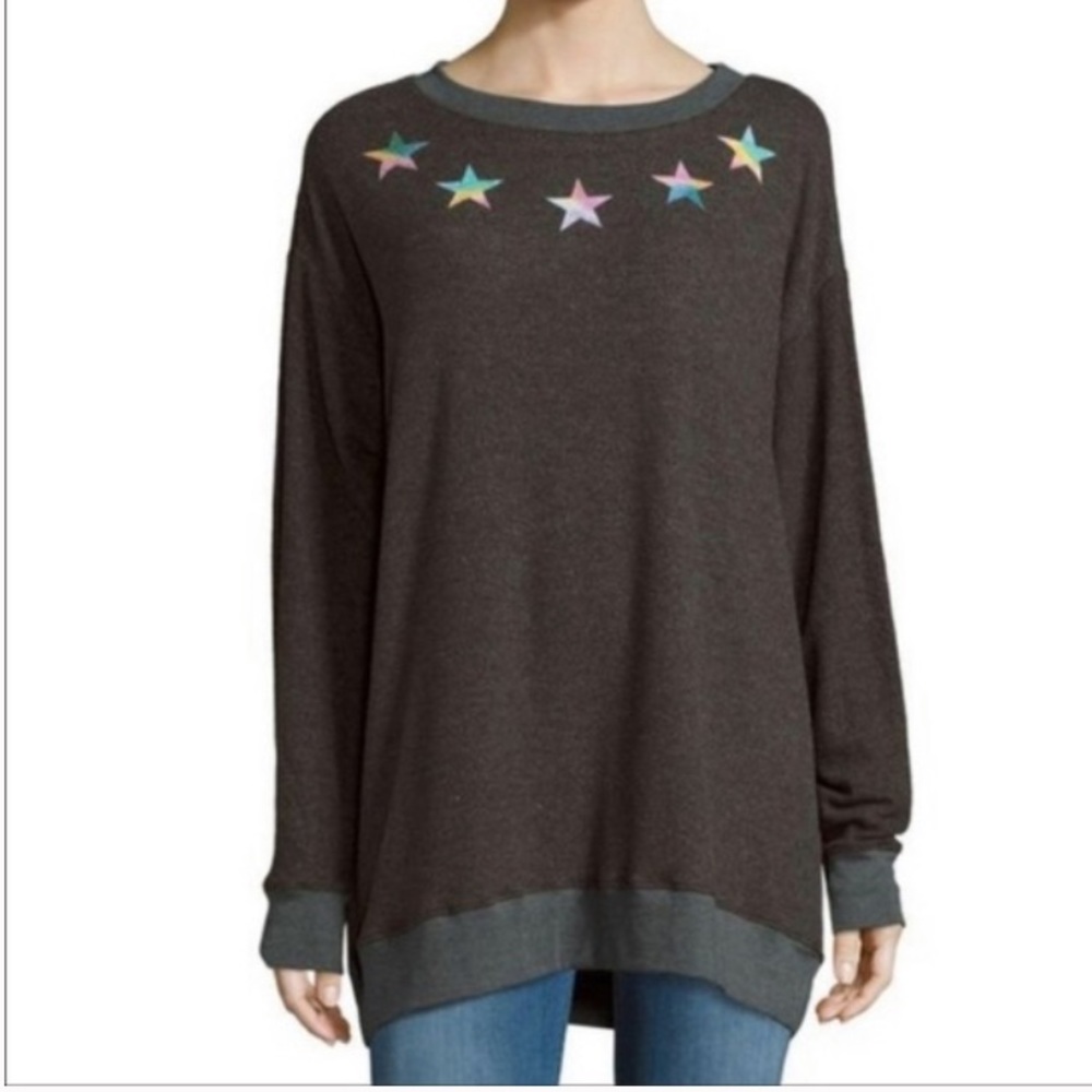 Wildfox Rainbow Star Road Trip Sweatshirt
